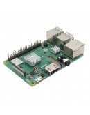 4 in 1 Raspberry Pi 3 Model B+(Plus) + ABS Case + 5V 3A EU Plug Power Adapter + Heatsink Kit